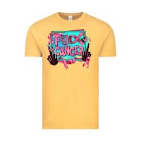Vintage Mustard fuck cancer Vintage Tee - AdoDesignShop
