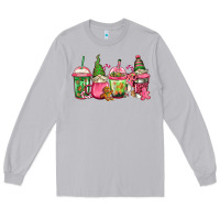 Moon Dust pink christmas gnomes coffee cups Long Sleeve Tee - Jasminsmagicworld