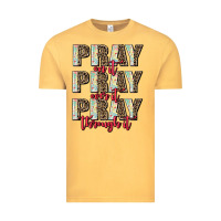 Vintage Mustard pray on it pray over it pray through it Vintage Tee - AdoDesignShop