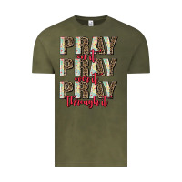 Vintage Olive pray on it pray over it pray through it Vintage Tee - AdoDesignShop