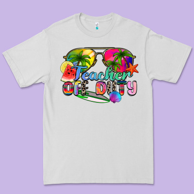 Teacher Off Duty Premium Tee Designed By Zillion Design Studio