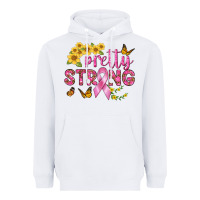 White Pretty Strong Heavyweight Hoodie - BundleAndBundleShop