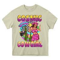 Mossy cosmic cowgirl Heavy Core Tee - texasbilliewilder