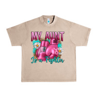 French Oak Breast Cancer My Aunt İs A Fighter Urban Heavy Tee - Artiststas