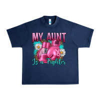 Navy Breast Cancer My Aunt İs A Fighter Urban Heavy Tee - Artiststas