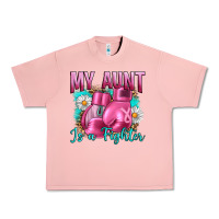 Salmon Breast Cancer My Aunt İs A Fighter Urban Heavy Tee - Artiststas