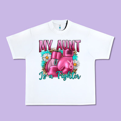 Breast Cancer My Aunt İs A Fighter Urban Heavy Tee Designed By Artiststas
