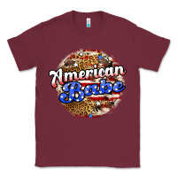 Burgundy american babe Classic Tee - JahusDesignShop