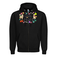 Black dog mom Zipper Hoodie - MaliasSmallBusiness