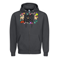 Smoke dog mom Zipper Hoodie - MaliasSmallBusiness