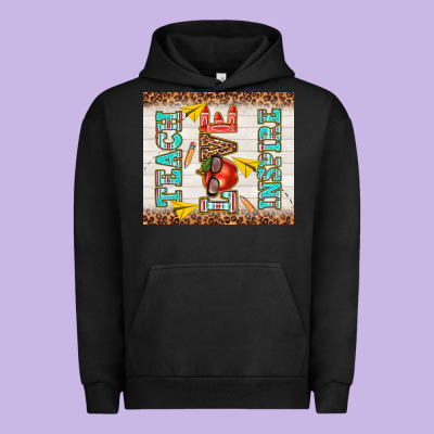 Teach Love Inspire Urban Hoodie Designed By Tumblerdesignbyshophia