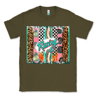 Army Green racing brushstroke Classic Tee - AdoDesignShop
