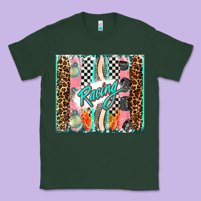 Racing Brushstroke Classic Tee Designed By Adodesignshop