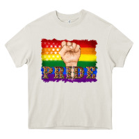 Cream lgbtq  flag and hand pride Heavy Core Tee - Artiststas