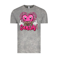 Cloud Rock hey cancer with middle fingers Vintage Tee - AdoDesignShop