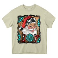 Mossy Santa Claus Joy Heavy Core Tee - RanaPortraitStore