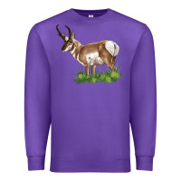 Purple pronghorn Premium Sweatshirt - LillyAllenDesigns