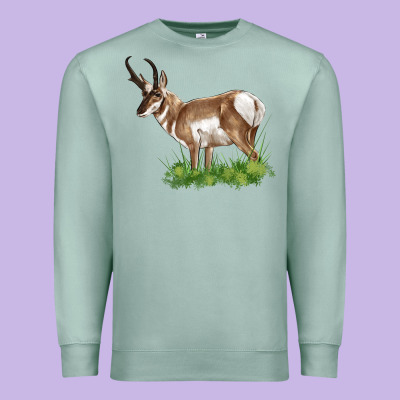 Pronghorn Premium Sweatshirt Designed By Lillyallendesigns
