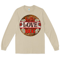 Mushroom hello love bug ladybug ornament Long Sleeve Tee - BarkalooDesign