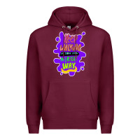 Burgundy Keep walking if you are in the right way Premium Hoodie - Bettercallsaul