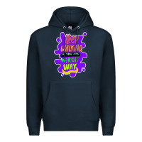 Navy Keep walking if you are in the right way Premium Hoodie - Bettercallsaul