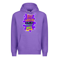 Purple Keep walking if you are in the right way Premium Hoodie - Bettercallsaul
