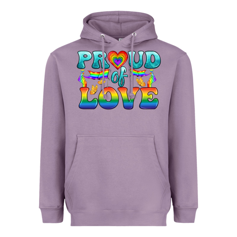 Lgbtq Proud Of Love Heavyweight Hoodie by BundleAndBundleShop | Teevron