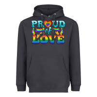 Smoke Lgbtq Proud Of Love Heavyweight Hoodie - BundleAndBundleShop