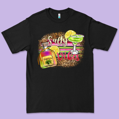 Salty Vibes Premium Tee Designed By Zillion Design Studio
