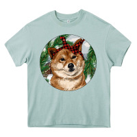 Arona Shiba Inu Christmas Heavy Core Tee - RanaPortraitStore