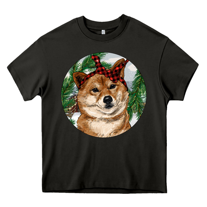 Shiba Inu Christmas Heavy Core Tee by RanaPortraitStore | Teevron