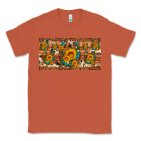 Copper sunflower gemstone leopard cowhide horseshoe license plate Classic Tee - Artiststas