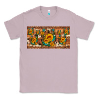 Lilac sunflower gemstone leopard cowhide horseshoe license plate Classic Tee - Artiststas