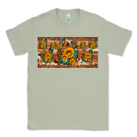 Matcha sunflower gemstone leopard cowhide horseshoe license plate Classic Tee - Artiststas