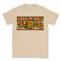 Mushroom sunflower gemstone leopard cowhide horseshoe license plate Classic Tee - Artiststas