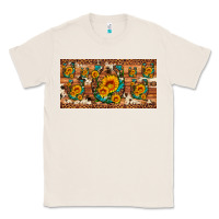 Natural sunflower gemstone leopard cowhide horseshoe license plate Classic Tee - Artiststas