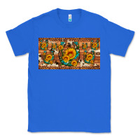 True Royal sunflower gemstone leopard cowhide horseshoe license plate Classic Tee - Artiststas