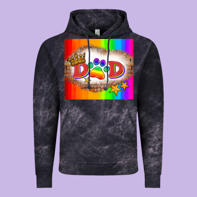 Lgbtq Dad And Paw Vintage Hoodie Designed By Hra Design Shop