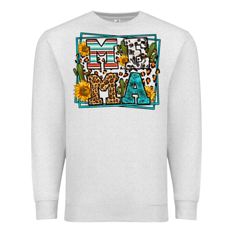 Western Leopard Mema Premium Sweatshirt by LillyAllenDesigns | Teevron