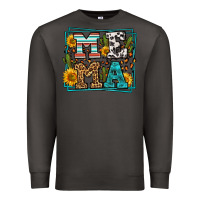 Smoke western leopard mema Premium Sweatshirt - LillyAllenDesigns