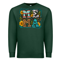 Sports Green western leopard mema Premium Sweatshirt - LillyAllenDesigns