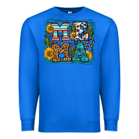 True Royal western leopard mema Premium Sweatshirt - LillyAllenDesigns