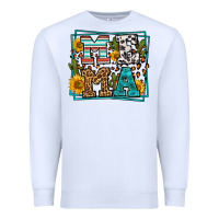 White western leopard mema Premium Sweatshirt - LillyAllenDesigns