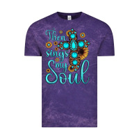 Cloud Purple then sings my soul cross Vintage Tee - JahusDesignShop