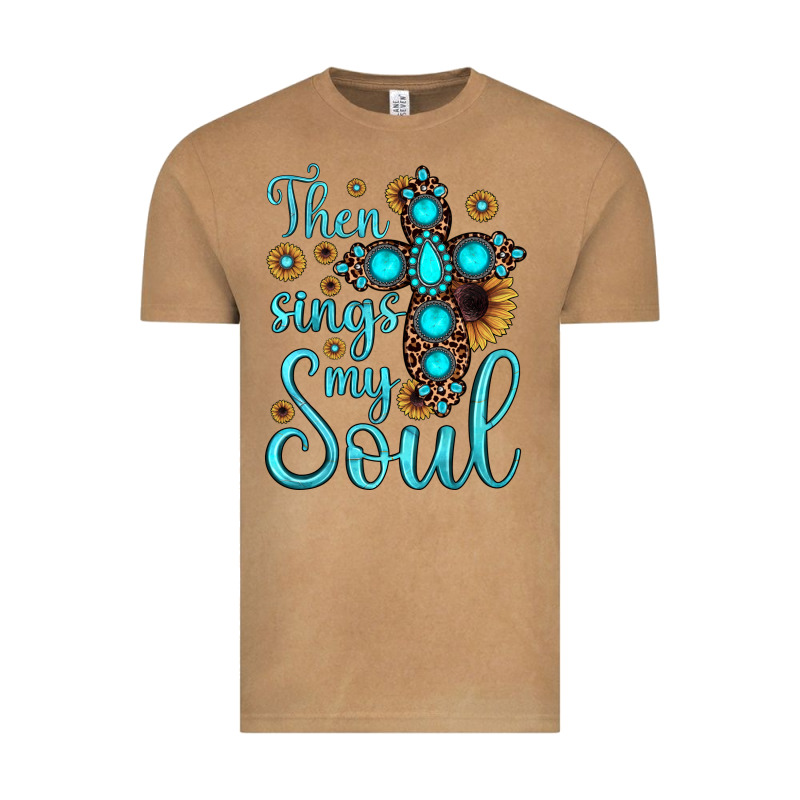 Then Sings My Soul Cross Vintage Tee by JahusDesignShop | Teevron