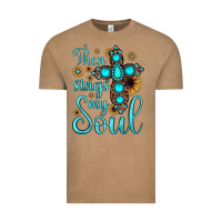 Vintage Coffee then sings my soul cross Vintage Tee - JahusDesignShop