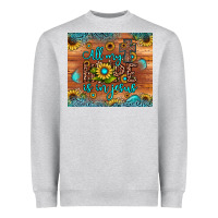 Heather Grey all my hope is in jesus Heavyweight Sweatshirt - JahusDesignShop