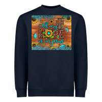 Navy all my hope is in jesus Heavyweight Sweatshirt - JahusDesignShop