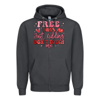 Smoke free hugs just kidding don't touch me Zipper Hoodie - MaliasSmallBusiness
