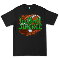 Black football junkie Premium Tee - texasbilliewilder